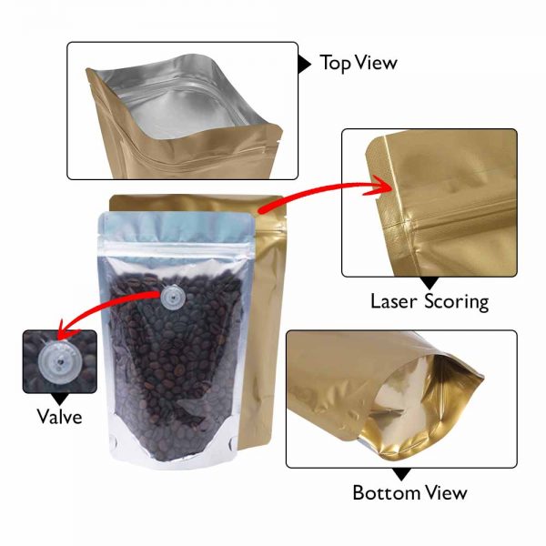 Shiny packaging bag