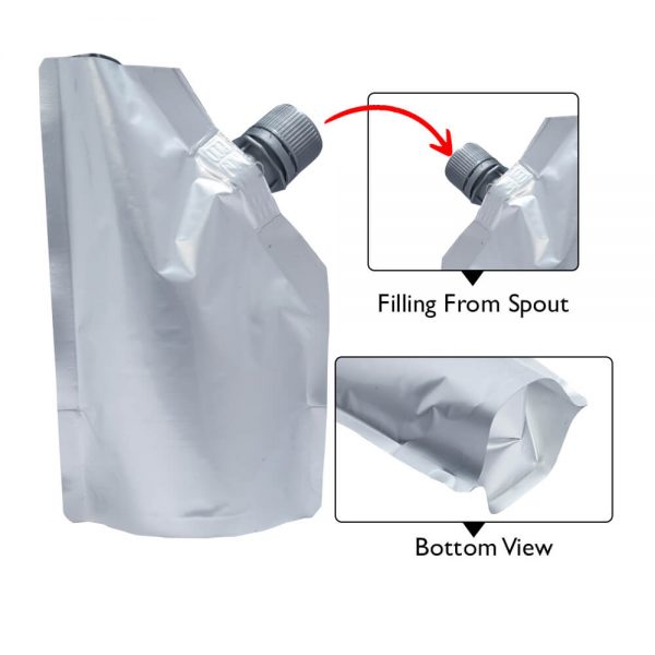 clear spout pouch