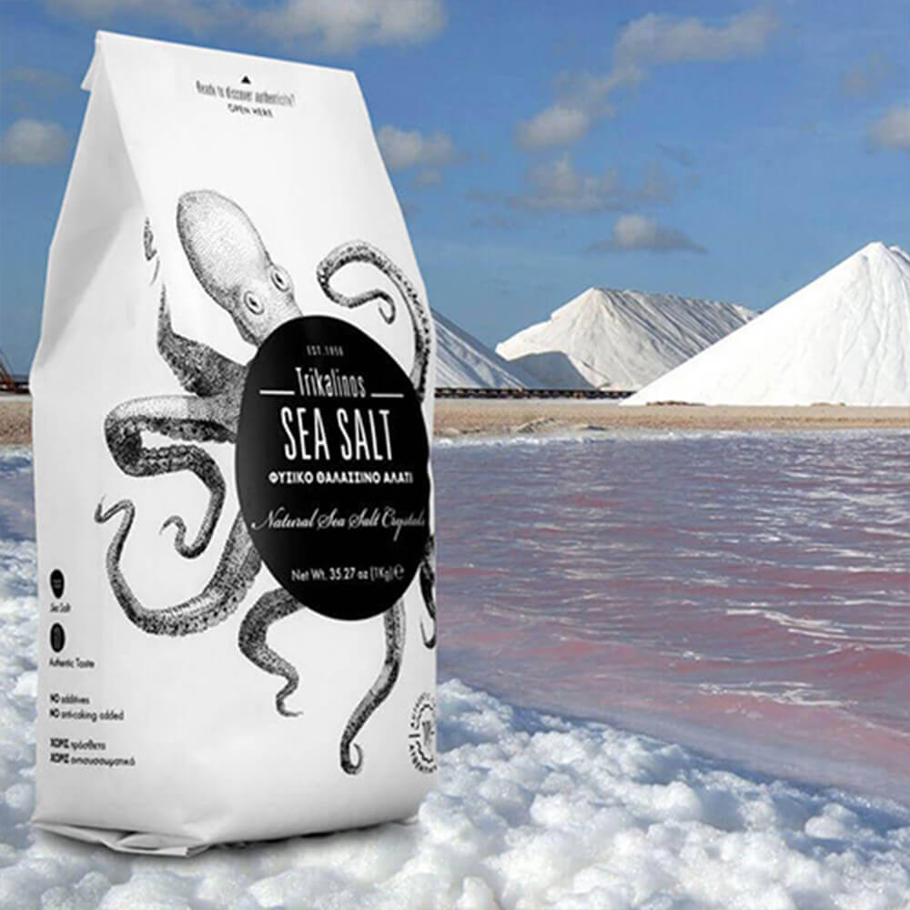 Salt packaging bag